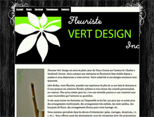 Tablet Screenshot of fleuristevertdesign.com
